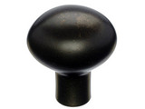 Top Knobs Aspen Small Egg 1 3/16" Length Oval Knob, Medium Bronze - M1527