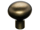 Top Knobs Aspen Small Egg 1 3/16" Length Oval Knob, Light Bronze - M1526