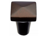 Top Knobs Aspen 7/8" Length Square Knob, Mahogany Bronze - M1513