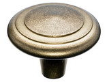 Top Knobs Aspen Peak 2" Diameter Round Knob, Light Bronze - M1496