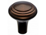Top Knobs Aspen Peak 1 1/4" Diameter Round Knob, Mahogany Bronze - M1488