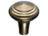 Top Knobs Aspen Peak 1 1/4" Diameter Round Knob, Light Bronze - M1486