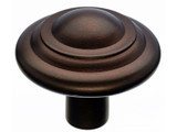 Top Knobs Aspen Button 1 3/4" Diameter Round Knob, Mahogany Bronze - M1478
