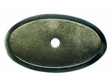 Top Knobs Aspen Oval Backplate 1 3/4", Silicon Bronze Light - M1440