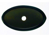 Top Knobs Aspen Oval Backplate 1 1/2", Medium Bronze - M1437