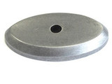 Top Knobs Aspen Oval Backplate 1 1/2", Silicon Bronze Light - M1435