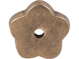 Top Knobs Aspen Flower Backplate 1", Light Bronze - M1426