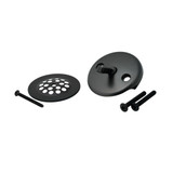 Trim To The Trade Trip Lever Waste & Overflow Grid Tub Drain, Flat Black - 4T-169-20