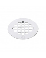 Trim To The Trade  4T-043-13 4-1/4" OD SNAP-IN SHOWER STRAINER - WHITE