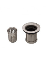 Trim To The Trade Junior Basket Strainer With Basket, Satin Brass - 4T-233-5