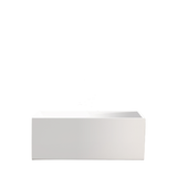 Vanity Art  VA6813B-S-PW 59" x 29.5" Freestanding Acrylic Soaking Bathtub - Pure White
