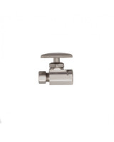 Trim To The Trade Straight Stop - 1/2" IPS X 3/8" Outer Diameter, Satin Chrome - 4T-28838-6