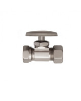 Trim To The Trade 1/2" Nominal Compression X 1/2"-7/16" Straight Stop, Satin Gold - 4T-289-35