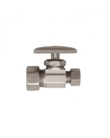 Trim To The Trade 1/2" Nominal Compression X 3/8" Outer Diameter Straight Stop, Antique Brass - 4T-28938-3