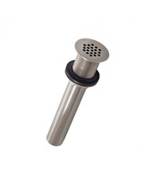 Trim To The Trade Grid Drain With Tailpiece - No Overflow, Gloss Black - 4T-251N-15