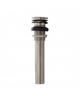 Trim To The Trade Mushroom Style Plug Pop Up Sink Drain, Satin Nickel - 4T-246-31