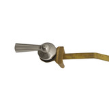 Trim To The Trade Brass Toilet Tank Lever With 8" Arm, Gloss Black - 4T-196-15