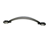 Top Knobs M1238 PTA Dakota Angle Pull 3 3/4" (c-c) - Pewter Antique