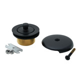 Trim To The Trade  4T-1905C-15 Lift and Turn Waste Conversion Drain Kit with Plastic Bushing - GLOSS BLACK