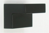 Top Knobs Square 1" Length Square Knob, Flat Black - M1165