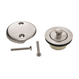 Trim To The Trade  4T-1902CB-13 Lift and Turn Bathtub Waste Drain Conversion Kit with Brass Bushing - WHITE