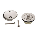 Trim To The Trade  4T-1902CB-16 Lift and Turn Bathtub Waste Drain Conversion Kit with Brass Bushing - BISCUIT