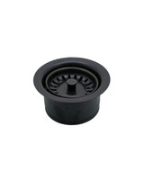 Trim To The Trade  4T-237-20 Deep Garbage Disposal Flange Stopper & Strainer Set - FLAT BLACK