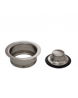 Trim To The Trade  4T-209K-11 Garbage Disposal Flange and Stopper Set - UNCOATED POL BRASS