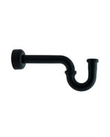 Trim To The Trade 1-1/4" P-Trap With Flange, Uncoated Polished Brass - 4T-254-11