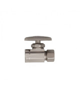 Trim To The Trade Straight Stops 1/2" IPS X 1/2" Outer Diameter, Satin Nickel - 4T-39812-31