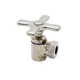 Trim To The Trade  4T-286X-38 ANGLE STOP 1/2" IPS X 1/2-7/16" - CROSS HANDLE - LIGHT BRUSHED BRONZE