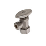 Trim To The Trade 4T-28738-30 ANGLE STOP 1/2" NOMINAL COMPRESSION X 3/8" OD COMPRESSION - POLISHED NICKEL Trim To The Trade 4T-28738-30 ANGLE STOP 1/2" NOMINAL COMPRESSION X 3/8" OD COMPRESSION - POLISHED NICKEL