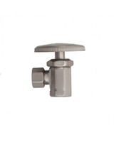 Trim To The Trade Angle Stop 3/8" IPS X 3/8" Outer Diameter, Polished Chrome - 4T-38638-1