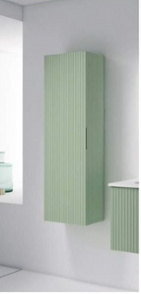 Lucena Bath Bari 87273 Green/Musgo Tall Wall Mount Linen Side Cabinet