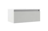 Lucena Bath  70683 32" x 16" High Single Drawer White Highgloss Box Vanity