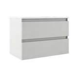 Lucena Bath  82293 24" 2 Drawer White Highgloss Box Vanity - Reduced Depth