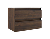 Lucena Bath Box Collection 48" Two Drawer Vanity - Sink on Left Side - Valenti Color