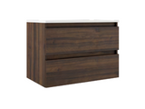 Lucena Bath Box Collection 32" Two Drawer + One Door Vanity - Sink on Right Side - Valenti Color