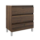 Lucena Box Three Drawer Vanity - Sink on Right Side 40" W x 34" H x 18" D - Valenti Color - 88906