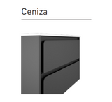 Lucena Bath  71695 32" 2 Drawer Grey/Ceniza and Black Cordoba Vanity