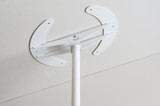 Healthcraft Angled Ceiling Plate Add On Kit for SuperPole or SuperBar - White - SP-ACP-AK