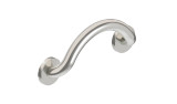 Healthcraft PLUS Crescent Decorative Grab Bar for Over Faucet, Brushed Stainless - PLUS-CGB-BS