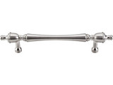 Top Knobs Somerset Finial 7" Center to Center Bar Pull, Brushed Satin Nickel - M819-7