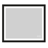 Madeli  IM-PT4236-23-SB PORTRAIT II ILLUMINATED SLIQUE MIRROR-II. 42"X 36" LUMENTOUCH