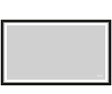 Madeli PORTRAIT II Illuminated Slique Mirror-II 72"X 42" with Lumentouch - Brushed Nickel Frame - IM-PT7242-23-BN