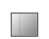 Madeli  MC-IL3636R-RM-04-R24-MB ILLUSION LIGHTED MIRRORED CABINET 36"x 36"-12L/24R - RECESSED MOUNT