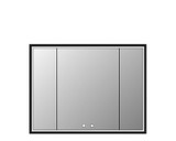 Madeli  MC-IL4836C-RM-04-000-BN ILLUSION LIGHTED MIRRORED CABINET 48x36"-12L/24L/12R-RECESSED MOUNT