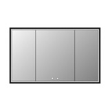 Madeli  MC-IL6036C-RM-04-000-BN ILLUSION LIGHTED MIRRORED CABINET 60x36"-18L/24L/18R-RECESSED MOUNT