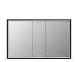 Madeli  MC-IL6036D-RM-04-000-BN ILLUSION LIGHTED MIRRORED CABINET 60x36"-24L/12L/24R-RECESSED MOUNT