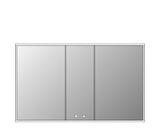 Madeli VANGUARD Lighted Mirror Cabinet 59" x 35" - Surface Mount - Matte Black Side Kit & Handle - MC-VA6036D-SM-04-000-MB